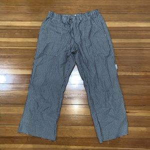 Checkered chef pants